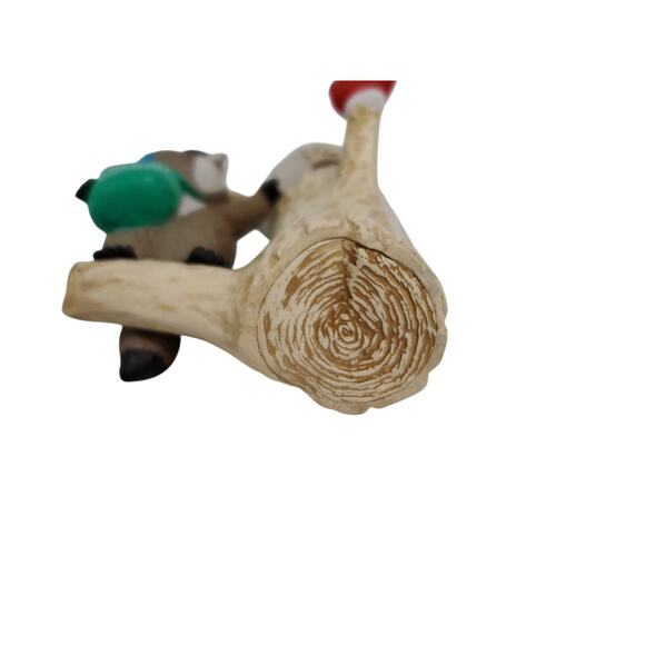 HALLMARK Artists Favorites CHRISTMAS ORNAMENT MAIL CALL POSTAL CARRIER RACCOON - Picture 10 of 12